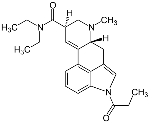 1P-LSD 7 - מולקולת 1P-LSD